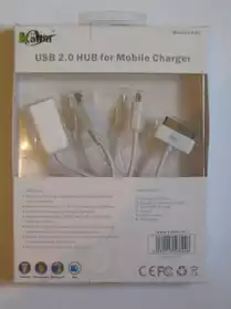 Chargeur usb micro/mini/iphone+ HUB Neuf