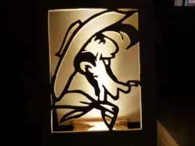 Lampe personnage Bd Lucky Luke