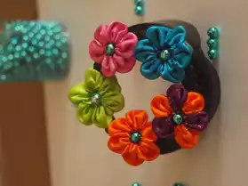 barrettes en forme de fleur