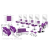 Purple&White Set Mobilier professionnel