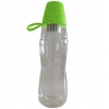 Plastic water bottle with charcoal filte