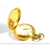 Antique gold pocket watch with diamonds