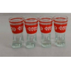 Lots 4 petits verres en forme de bottes