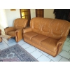 canapé + fauteuils cuir