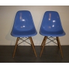 Chaises Eames Herman Miller Baby Blue