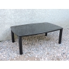 table basse rectangulaire noire