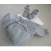 Trousseau Gris bébé tricot fait main 