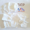 Modèle layette à tricoter Pull béguin
