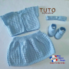 Layette Cardigan, jupe patron à tricoter