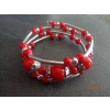 bracelet tibetain rouge