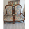 Fauteuil Voltaire très peu servi vintage