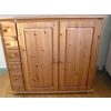 Pine armoire commode
