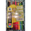 12 crayons de couleurs (marque U)