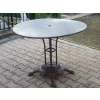 table terrasse pied fonte