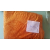 tissu velour extensible orange