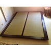 Lit futon + tatamis + tables de chevet