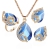 Petite Annonce : Parure cristal paon - Superbe Parure 3 pièces : un Collier, une Bague et une paire de Petite Annonce : Parure cristal paon - Superbe Parure 3 pièces : un Collier, une Bague et une paire de