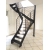 Petite Annonce : Escalier acier 2/4 tournant - Vends escalier acier noir 2/4 tournant balancé hauteur Petite Annonce : Escalier acier 2/4 tournant - Vends escalier acier noir 2/4 tournant balancé hauteur